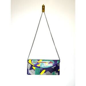 Kent Stetson Paint Me a Beauty Clutch Purse Artist Brush Strokes